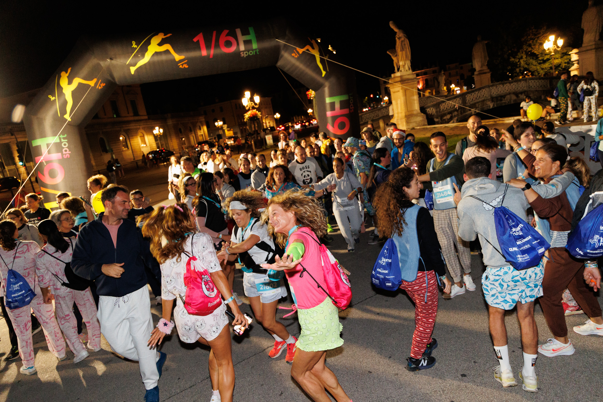 L'arrivo e la festa